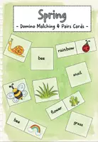 Vorschau - Spiele - Spring - Domino Matching Pairs- Cards - Deckblatt
