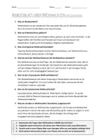 Vorschau - Arbeitsblätter - AB mit Fragen zum Thema "Weihnachten" + Lösungsblatt + Infografik - Seite 2