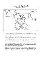 Vorschau - Arbeitsblätter - Jesus wird getauft - Seite 1
