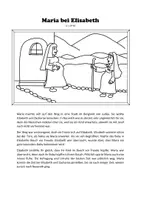 Vorschau - Arbeitsblätter - Maria bei Elisabeth - Seite 1