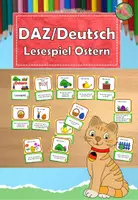 Vorschau - Spiele - DAZ/ Deutsch Lesespiel Ostern - Deckblatt