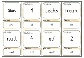 Vorschau - Spiele - Ich habe... wer hat..? Thema Zahlen - Spiel für den Matheunterricht - Seite 2