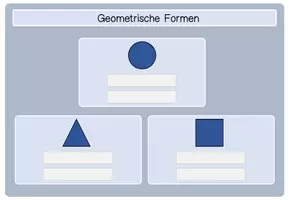Vorschau - Arbeitsblätter - Klettmappen geometrische Formen - Deckblatt