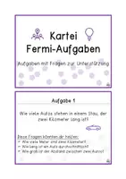 Vorschau - Arbeitsblätter - Kartei Fermi-Aufgaben - Seite 2
