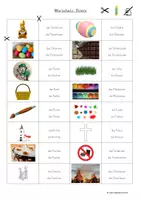 Vorschau - Spiele - DaZ-Material zum Wortschatz: "Ostern" - Deckblatt