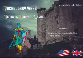 Vorschau - Bildkarten - Vocabulary Wars: Level 1: Medieval Knights (Englisch) - Seite 2