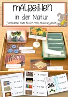 Vorschau - Anderer Materialtyp - Malaufgaben entdecken – Kartei und Kopiervorlage - Deckblatt