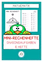 Vorschau - Arbeitsblätter - Minihefte. Division bis 100 - Deckblatt