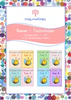 Vorschau - Stationenlernen - Materialpaket Bienen Tischschilder wahres Zeugnis 1 - Deckblatt
