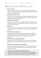 Vorschau - Arbeitsblätter - AB mit Fragen zum Thema "Winter" + Lösungsblatt + Infografik - Seite 2