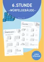 Vorschau - Unterrichtsreihen - Würfelgebäude: 6. Stunde (Klasse 1/2) - Deckblatt