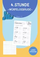 Vorschau - Unterrichtsreihen - Würfelgebäude: 4. Stunde (Klasse 1/2) - Deckblatt