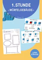 Vorschau - Unterrichtsreihen - Würfelgebäude: 1.Stunde (Klasse1/2) - Deckblatt