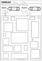 Vorschau - Arbeitsblätter - VIERECKE (für die Grundschule) - 10 Arbeitsblätter - Seite 2