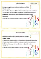 Vorschau - Arbeitsblätter - Nummernwerfen_Auwärmspiel - Deckblatt