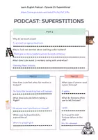 Vorschau - Arbeitsblätter - Podcast Superstitions (with conditional sentences) - Seite 1