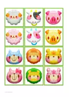Vorschau - Spiele - Kawaii-Tiere-Merkspiel - Deckblatt