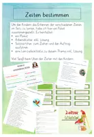 Vorschau - Spiele - Zeiten im Satz erkennen und bestimmen - Deckblatt