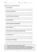 Vorschau - Arbeitsblätter - AB mit Fragen zum Thema "Zellen" + Lösungsblatt + Mindmap + Infografik - Deckblatt