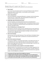 Vorschau - Arbeitsblätter - AB mit Fragen zum Thema "Zucht" + Lösungsblatt + Infografik - Seite 1