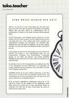 Vorschau - Lehrpläne/Lehrermaterial - Fantasiereise - Reise durch die Zeit - Seite 1