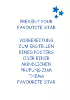 Vorschau - Arbeitsblätter - My Favourite Star - presentation - Seite 1
