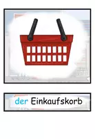 Vorschau - Präsentationen/Tafelbilder - Bildkarten / Wortkarten "Im Supermarkt" Thema Einkaufen - DaZ / DaF / Deutsch - Seite 3