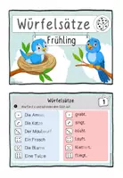 Vorschau - Arbeitsblätter - Würfelsätze "4 Jahreszeiten": 60 Abschreibkarten (2-fach differenziert) - Seite 3