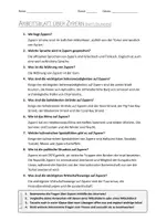 Vorschau - Arbeitsblätter - AB mit Fragen zum Thema "Zypern" + Lösungsblatt - Seite 1