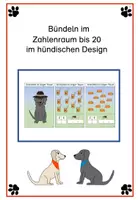 Vorschau - Stationenlernen - Bündeln im ZR bis 20 im hündischen Design - Seite 1