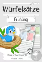 Vorschau - Arbeitsblätter - Würfelsätze: Frühling und Sommer (Arbeitsblätter - Klasse 1/2) - Deckblatt