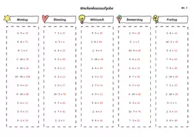 Vorschau - Arbeitsblätter - Einmaleins - Übungen und Hausaufgaben - Seite 2