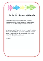 Vorschau - Mal- und Bastelvorlagen - Fische fürs Fenster (Faltschnitt) - Seite 1