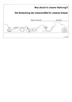 Vorschau - Arbeitsblätter - Nährstoffe _ Ernährungslehre_Flipbook - Deckblatt