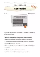 Vorschau - Klassenarbeiten - Klassenarbeit - Schriftliche Überprüfung - 'Argumentativer Brief' inkl. Bewertungsbogen - zweifach differenziert - Seite 3