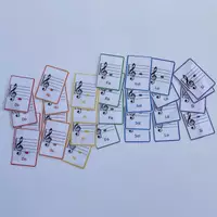 Vista previa - Tarjetas / Manipulativos - Tarjetas de notas musicales - Portada
