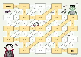Vorschau - Arbeitsblätter - Einmaleins (Multiplikation) - Labyrinth - Seite 3