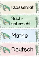 Vorschau - Bildkarten - Tafelkarten Visualisierung Stundenplan Schildkrötenklasse - Seite 3