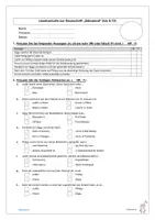 Vorschau - Arbeitsblätter - Lesekontrollen: Zebraland von M. Röder (inkl. Lösungsbogen) - Seite 1