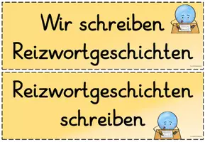 Vorschau - Poster - Tafelmaterial Reizwortgeschichten - Seite 3