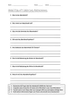 Vorschau - Arbeitsblätter - AB mit Fragen zum Thema "Abendmahl / Eucharistie" + Lösungsblatt + Mindmap + Infografik - Deckblatt