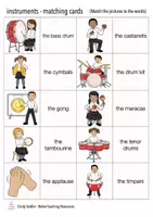 Vorschau - Stationenlernen - musical instruments / music Englisch Merkspiel - Seite 2