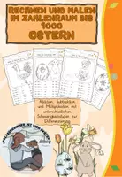 Vorschau - Arbeitsblätter - Rechnen und Malen im Zahlenraum bis 1000 Ostern - Deckblatt