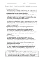 Vorschau - Arbeitsblätter - AB mit Fragen zum Thema "Konrad Adenauer" + Lösungsblatt + Infografik - Seite 2