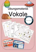 Vorschau - Arbeitsblätter - Einführung Vokale: differenziertes Übungsmaterial - Deckblatt