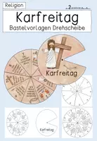 Vorschau - Mal- und Bastelvorlagen - Drehscheibe Karfreitag - Deckblatt