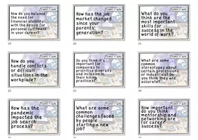 Vorschau - Spiele - The world of work - Stop and Swap Cards / Speaking Prompts - Seite 2
