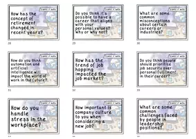 Vorschau - Spiele - The world of work - Stop and Swap Cards / Speaking Prompts - Seite 3