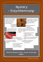 Vorschau - Arbeitsblätter - Mystery zum Thema Enzymhemmung - Deckblatt