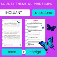 Aperçu - Feuilles d'exercices - Printemps : Texte narratif 3e année - Page 2